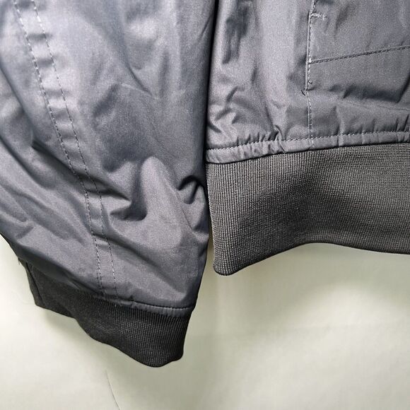 MSX By Michael Strahan Full Zip Reversable Jacket Mens Size Large Gray Fleece - Picture 5 of 16